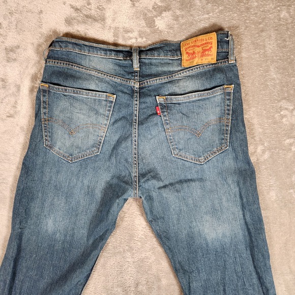 Levi's 505 Jeans Men's 33X30 Blue Straight Regular Fit - Picture 15 of 16